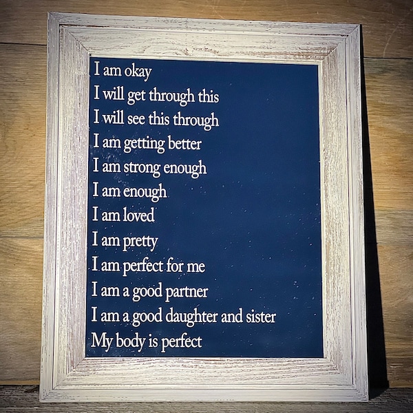 Words on Mirror Etsy