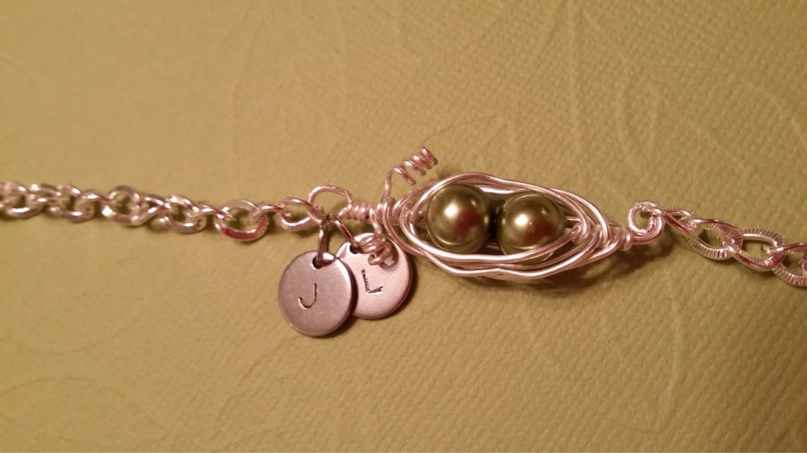 Custom Peapod Bracelet Etsy