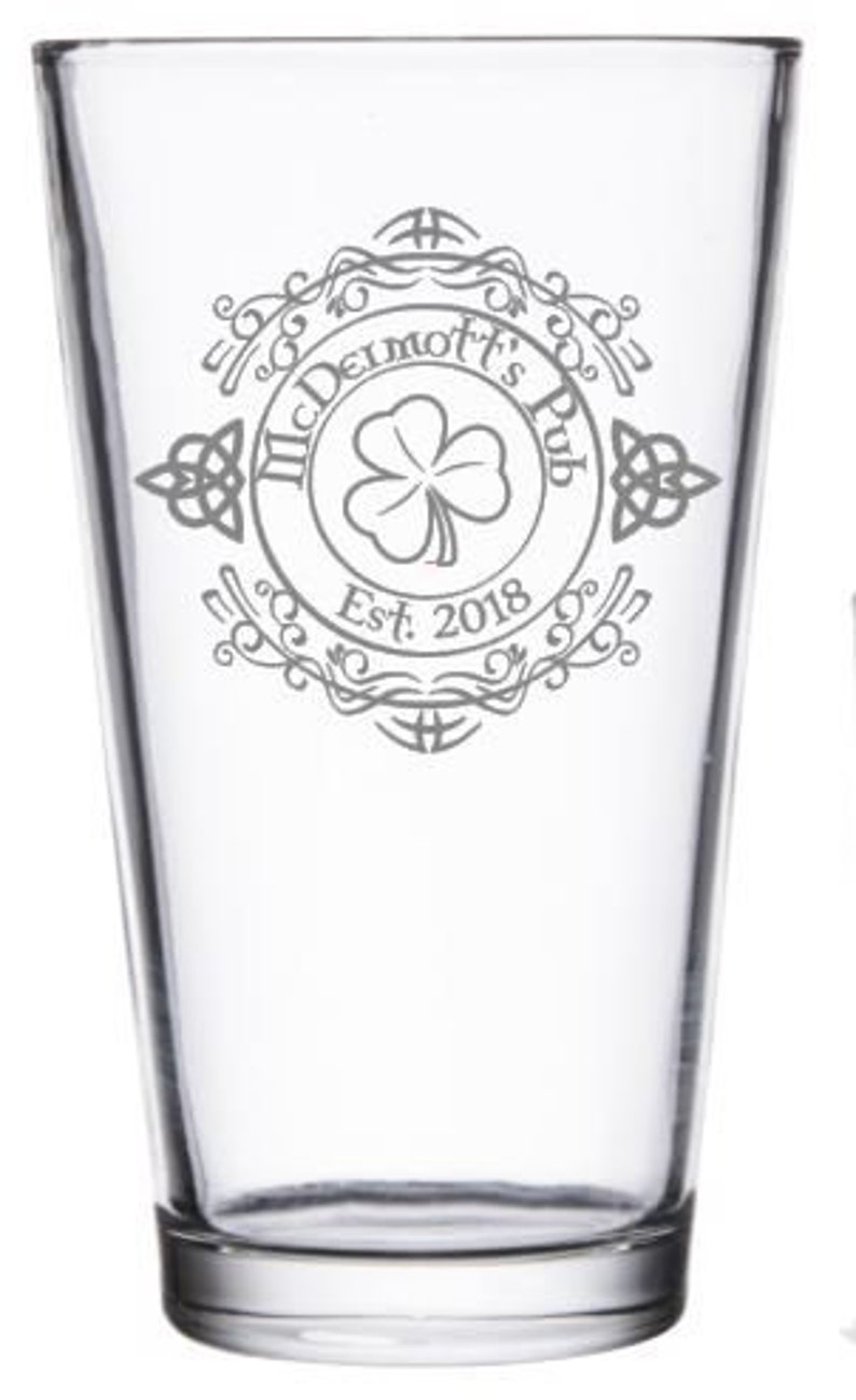 Personalized Pint Beer Glass Gift Set Engraved Glasses Etsy