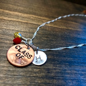 Custom Graduation Penny Necklace