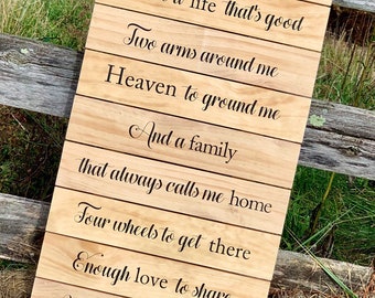 Personalized Hanging Family Wood Sign|Barnwood Sign|Farmhouse Style Sign|Hanging Farmhouse Sign|Family Sign|Quote Sign|Custom Barn Wood Sign