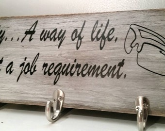 Custom Reclaimed Distressed Wood Rustikaler Schlüsselhalter Wandbehang