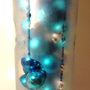 Ornament Etched Glass Vase