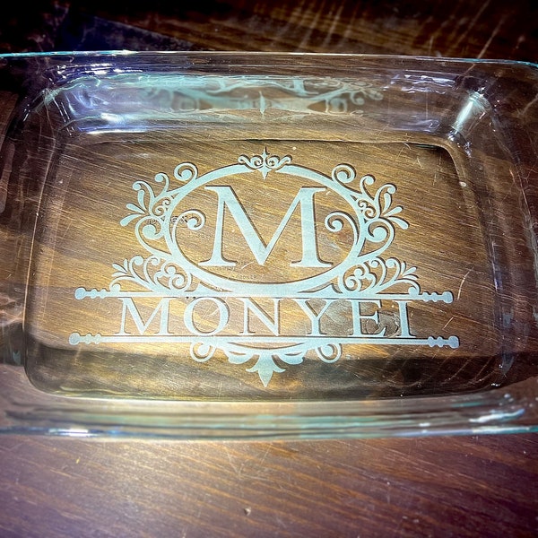 Etched Casserole Dish - Etsy