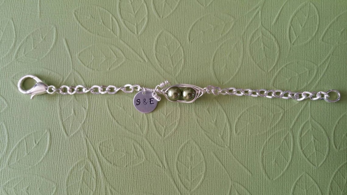 Custom Peapod Bracelet Etsy