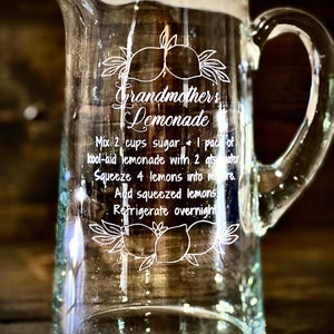 Elegant Clear Glass Pitcher With Crystal-cut Daisy Pattern