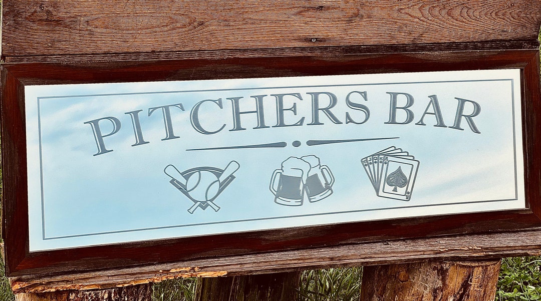 Custom Home Bar Wall Mirrorpersonalized Bar Mirrorcustom Engraved Mirroretched Bar Mirrorcustom