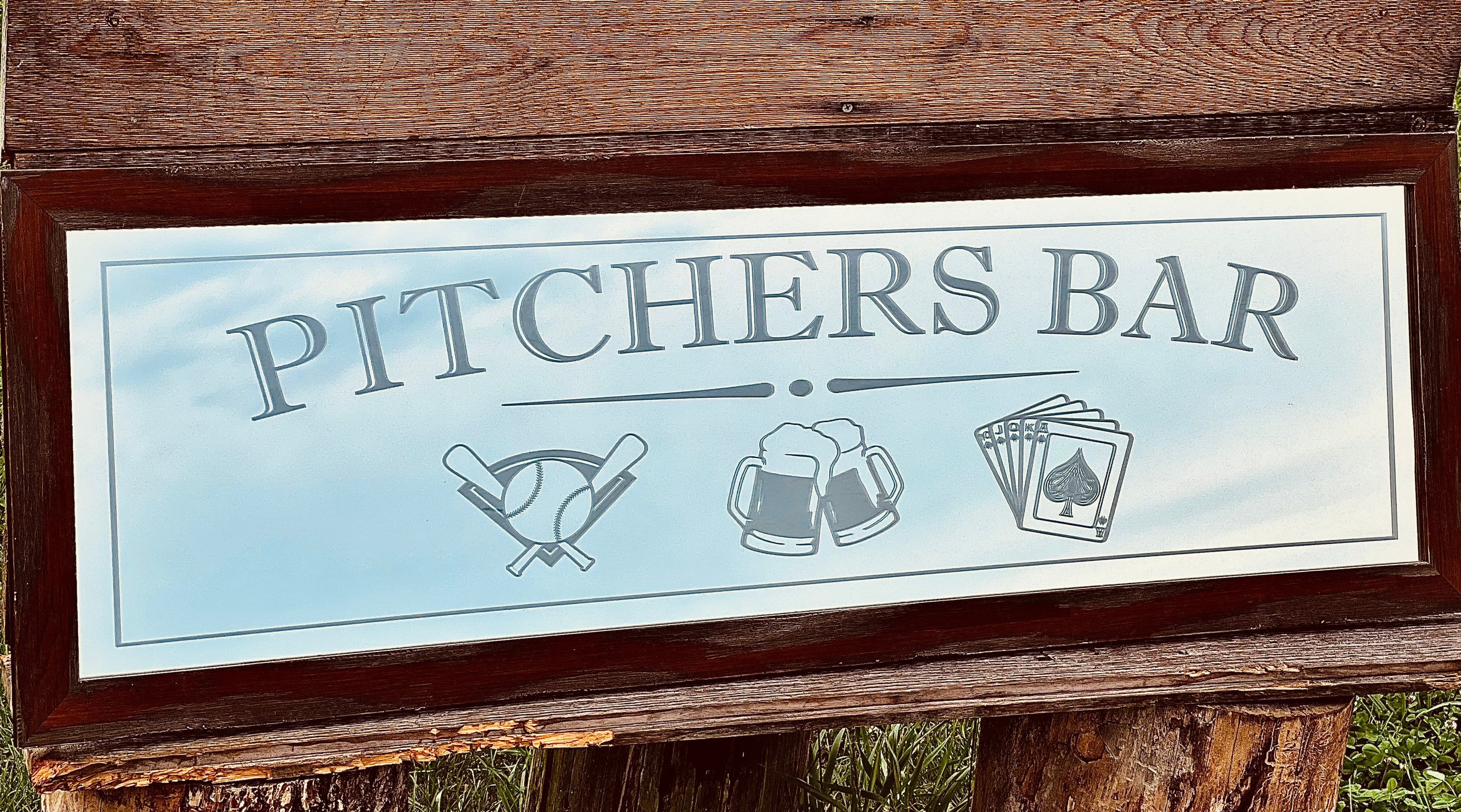 Custom Home Bar Wall Mirror|personalized Bar Mirror|custom Engraved ...