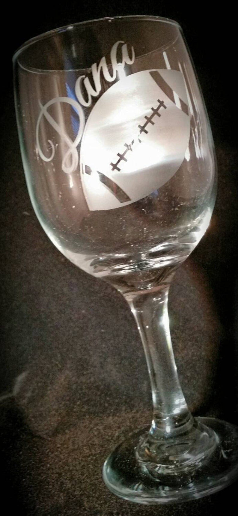 Personalized Custom Etched Wine Glass image 3
