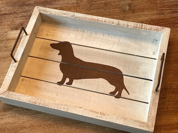 white rustic serving tray