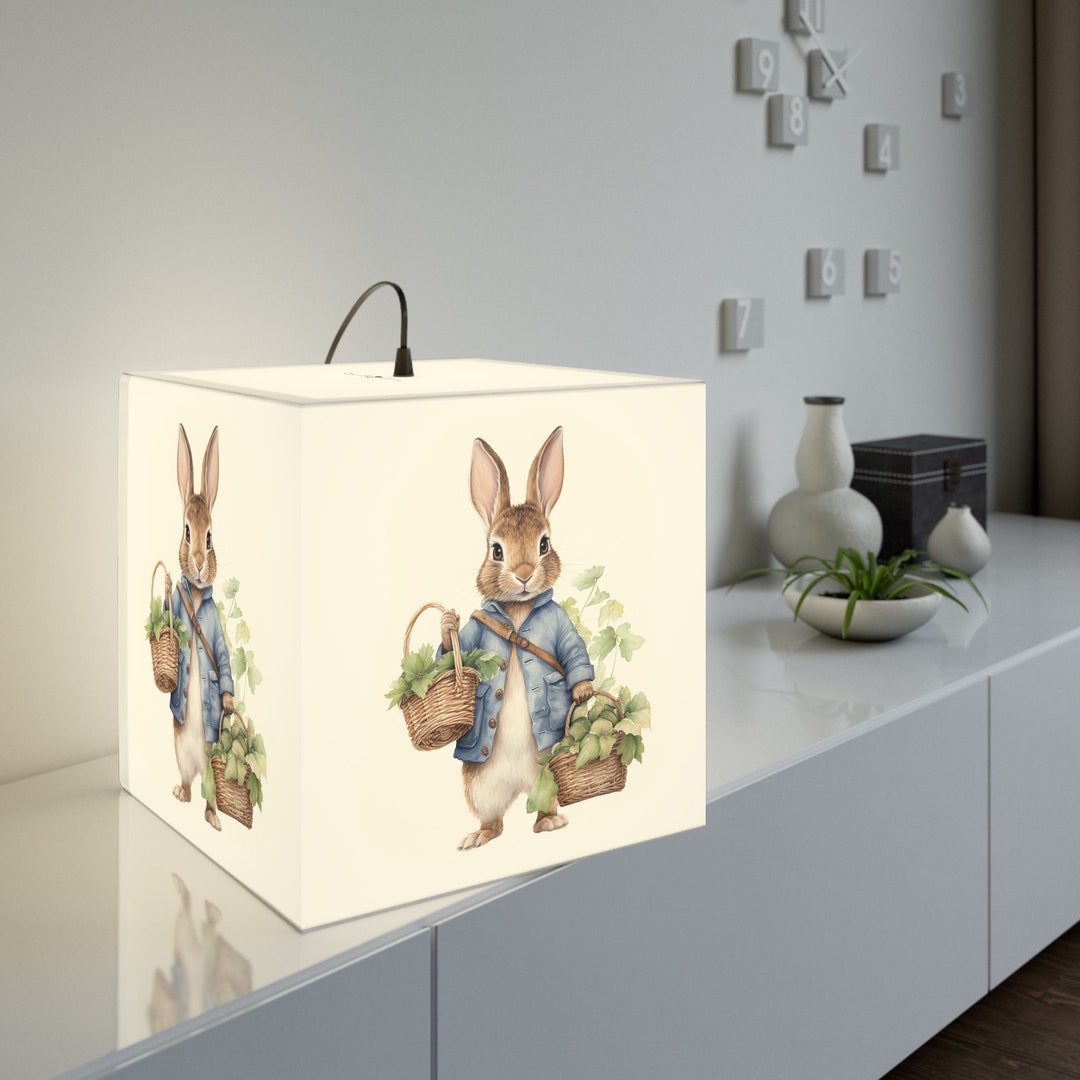 Peter Rabbit Cube Peter Rabbit Light Cube Lamp • Children's Room Night Light Decoration ...