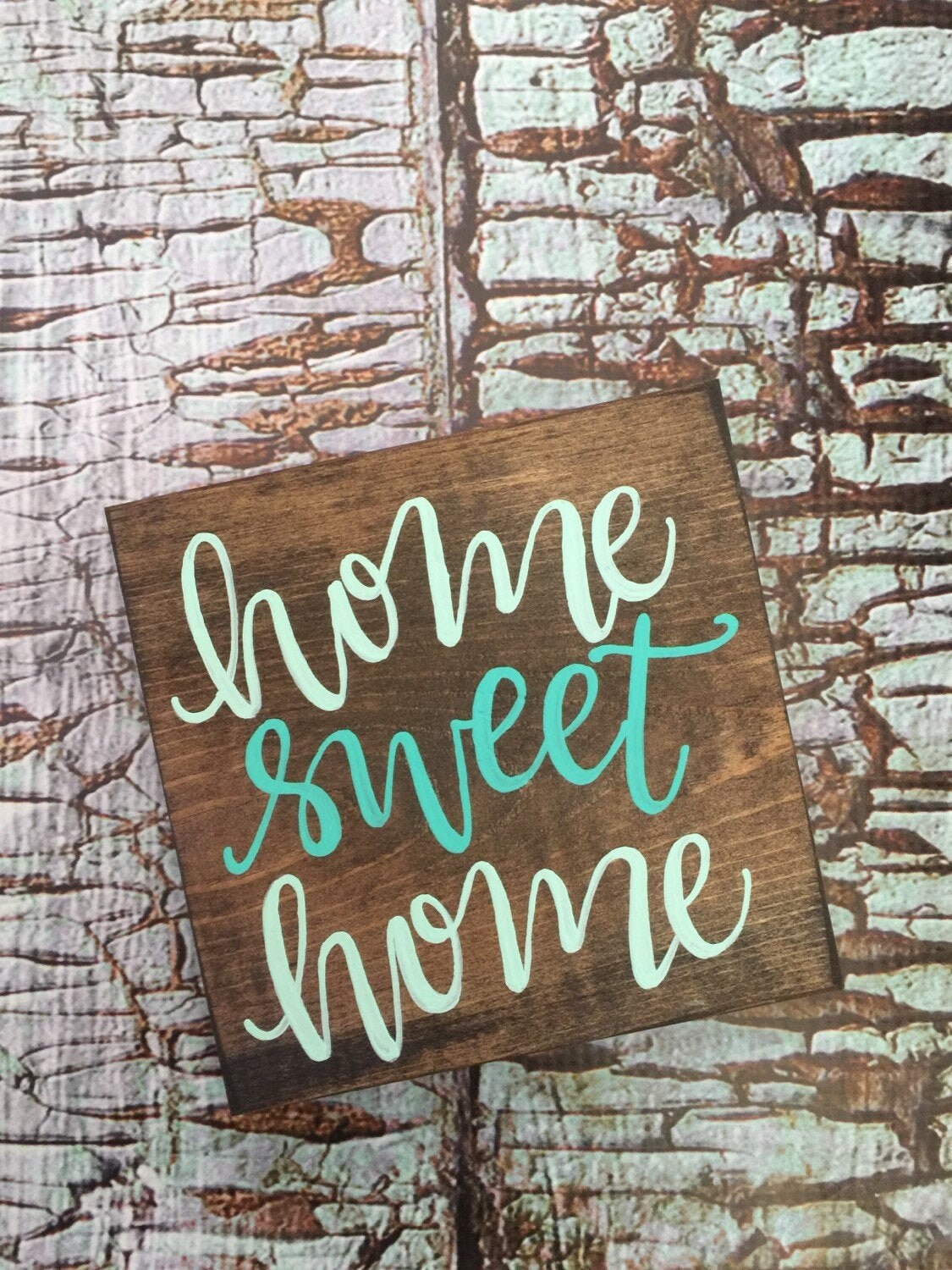 Custom wood block sign, tiered tray sign, customizable wood sign, tie…