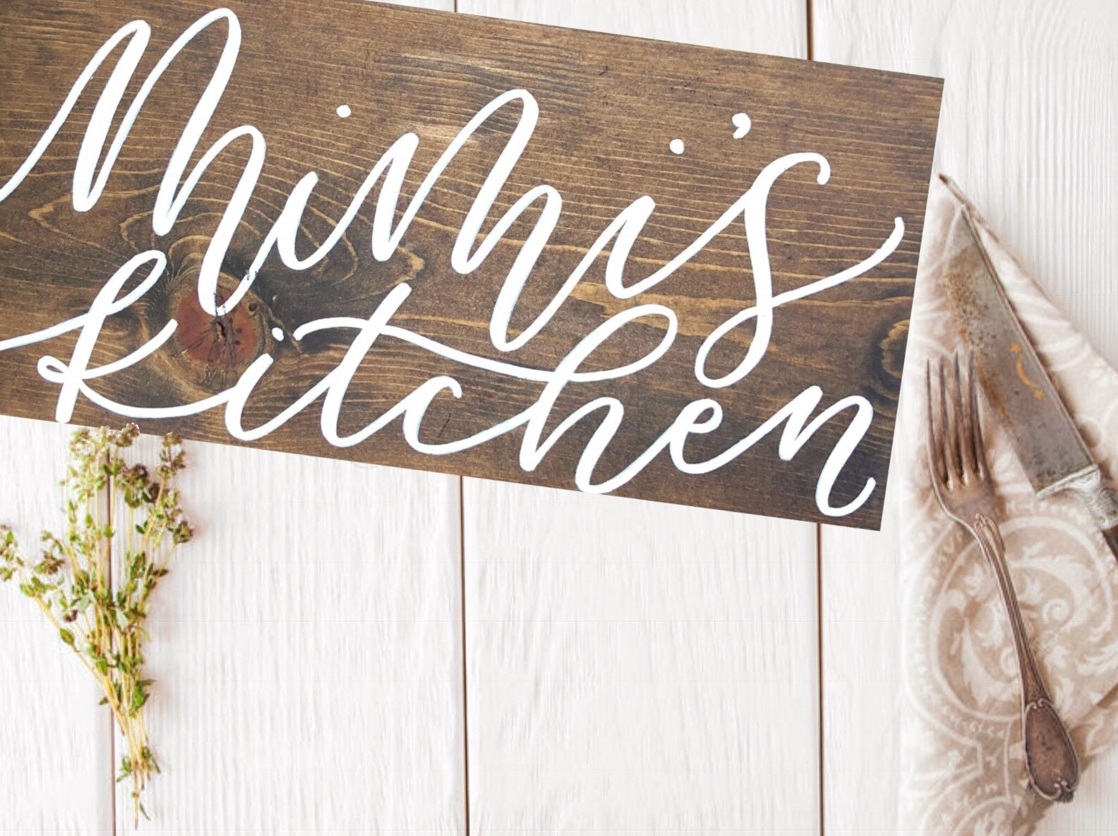 Personalized kitchen decor custom kitchen signs nana gift Etsy