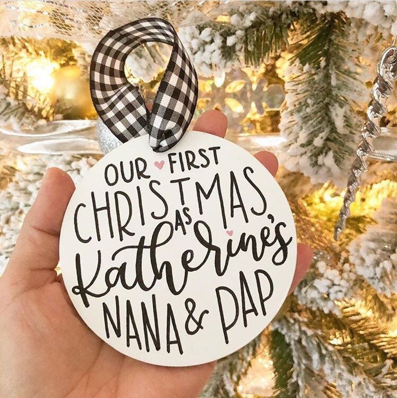 Custom ornament personalized keepsake ornament baby's Etsy
