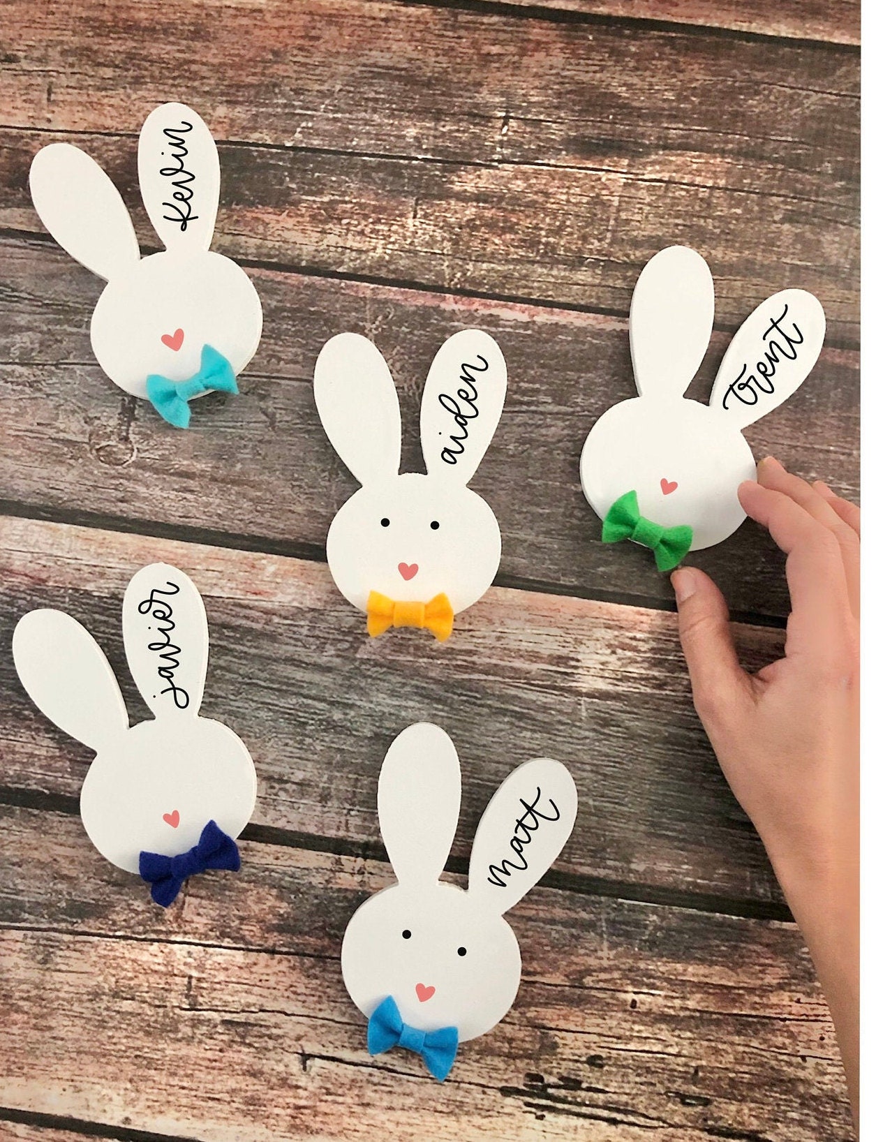 Easter basket name tag personalized name tag custom tags Etsy