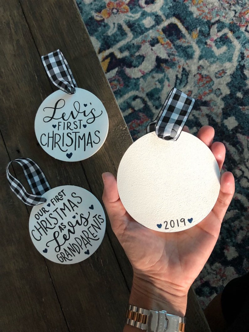 Custom ornament personalized keepsake ornament baby's Etsy