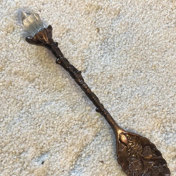 copper magic tea spoon