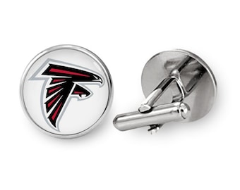 Atlanta Falcons CuffLinks,NFL,Football,Wedding Gift,Anniversary Gift,Personalized CuffLinks