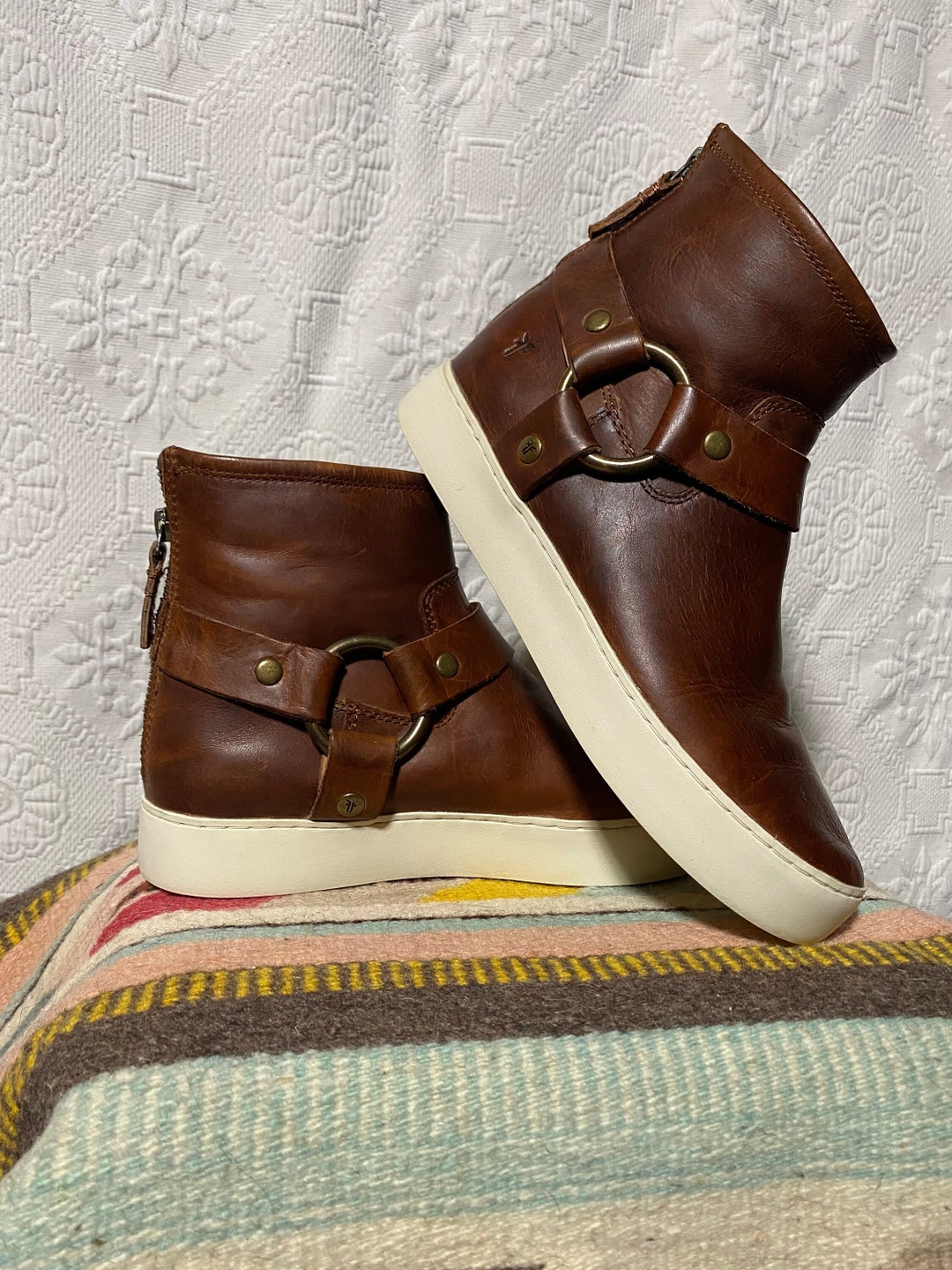 frye lena harness bootie