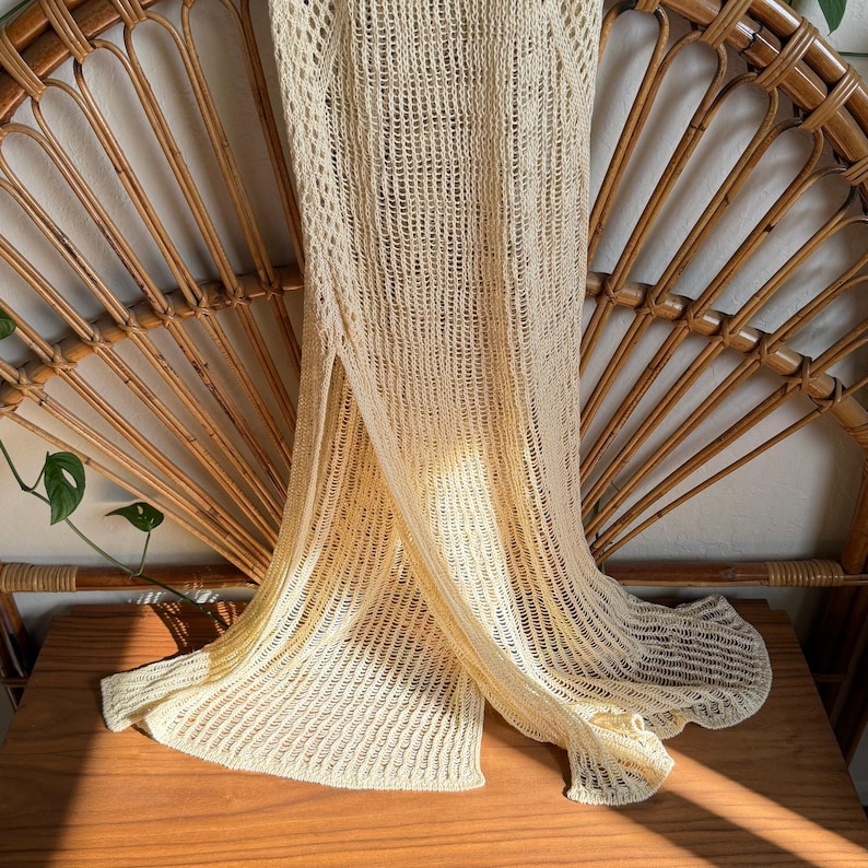 Anthropologie Maeve Crochet Maxi Extra Lange Boho Swim Coverup Bild 8
