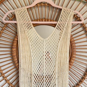 Anthropologie Maeve Crochet Maxi Extra Lange Boho Swim Coverup Bild 7