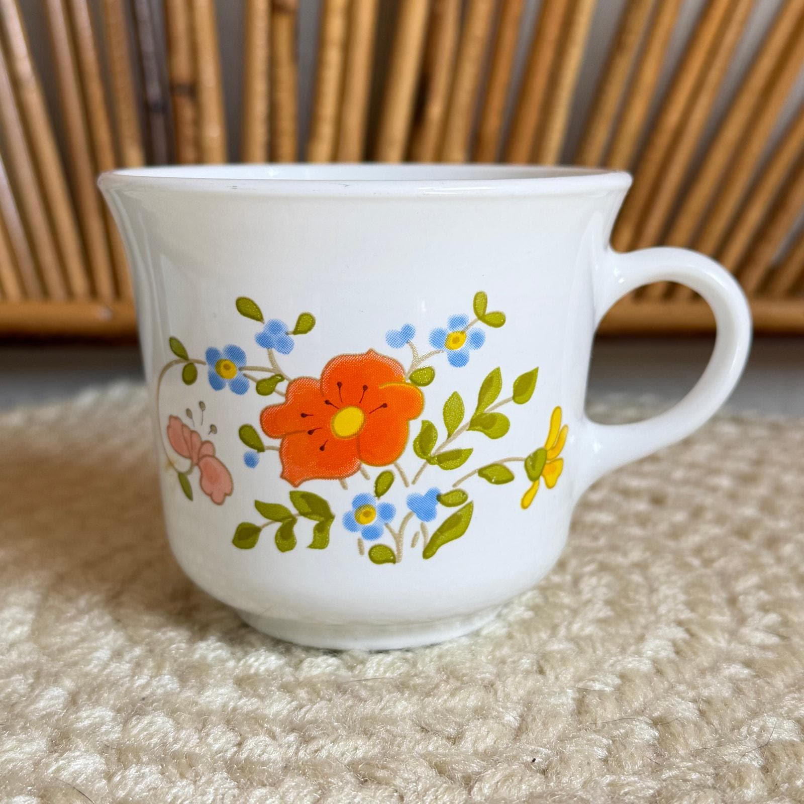Vintage corelle coffee cup wildflowers - Etsy 日本