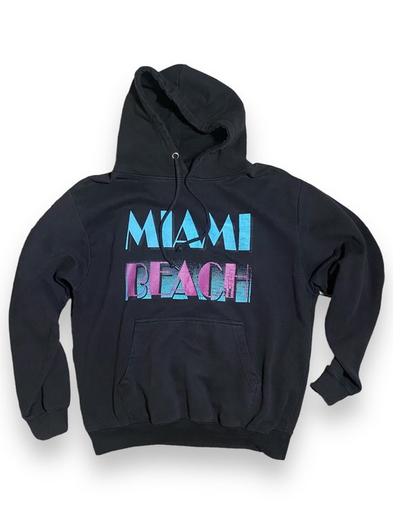 1990s Miami Beach Graphic Hoodie