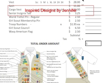 Formulario de pedido de uniforme de tropa descargable de Senior Girl Scouts: ¡actualizado en 2023!