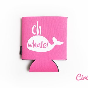 Oh Whale / Oh Well Can KOOZIE® Personalized Beer/Soda Can coozie for beach trip, summer vacation, bachelor bachelorette party, kids gift image 7