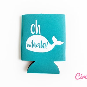 Oh Whale / Oh Well Can KOOZIE® Personalized Beer/Soda Can coozie for beach trip, summer vacation, bachelor bachelorette party, kids gift 画像 8
