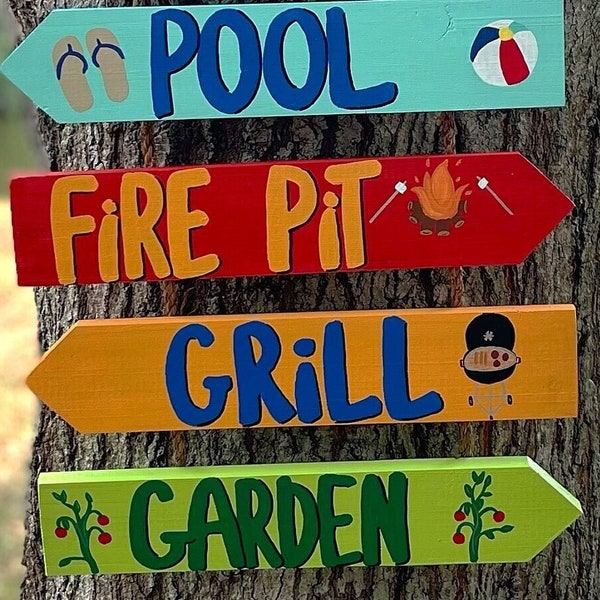 Personalized Directional Signs - Etsy