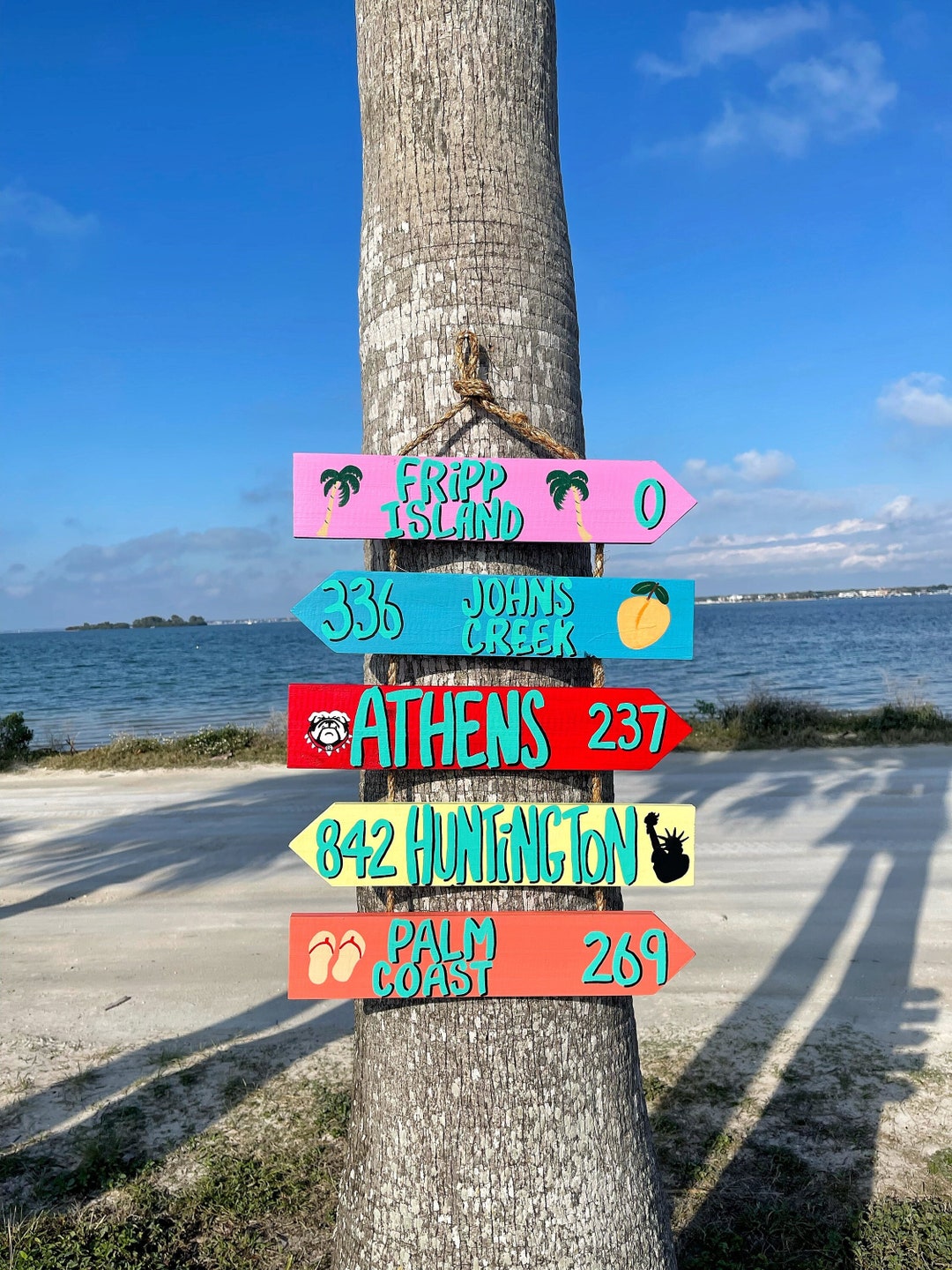 Custom Pool Sign Directions, Custom Key West Sign, Wood Directional ...