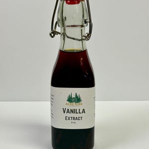 Homemade Organic Tahitian Vanilla Extract, 8 oz