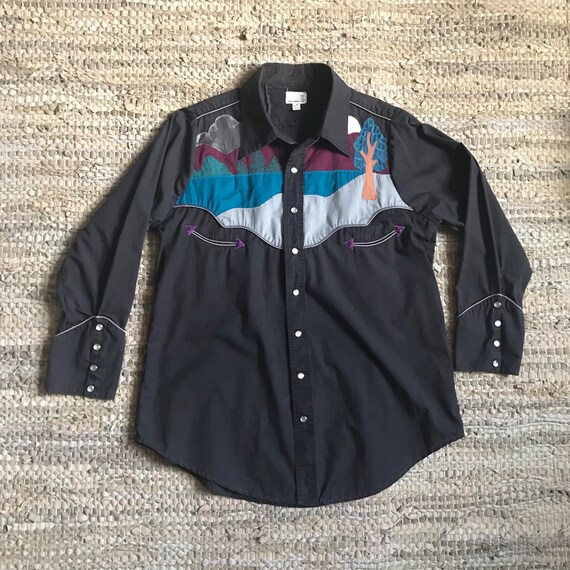 Urban Renewal Embroidered Cowboy Shirt