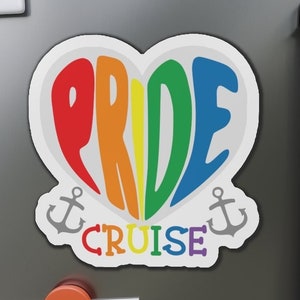 Pride Cruise Cabin Door Magnet, LGBTQ Cruise, Cruise Door Magnet, Cruise Cabin Door Magnet, Cruise Ship Magnets, LGBTQ Pride, Gay Pride