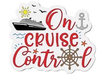 On Cruise Control cruise ship door magnet, Cruise door magnet, Door Magnet, Cruise ship magnets, Cruise decor, Cruising decor, Cruising door