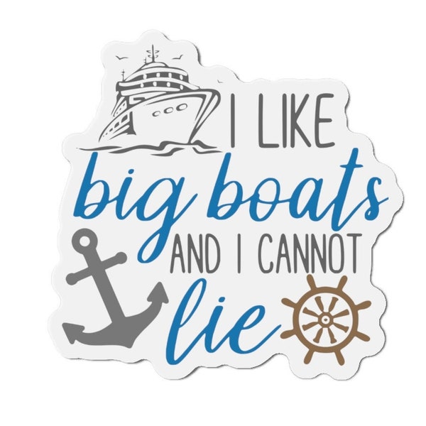 I Like Big Boats and I Cannot Lie cruise door magnet, Cruise door magnets, Cruise ship door magnets, Cruise door decorations, Cruise doors