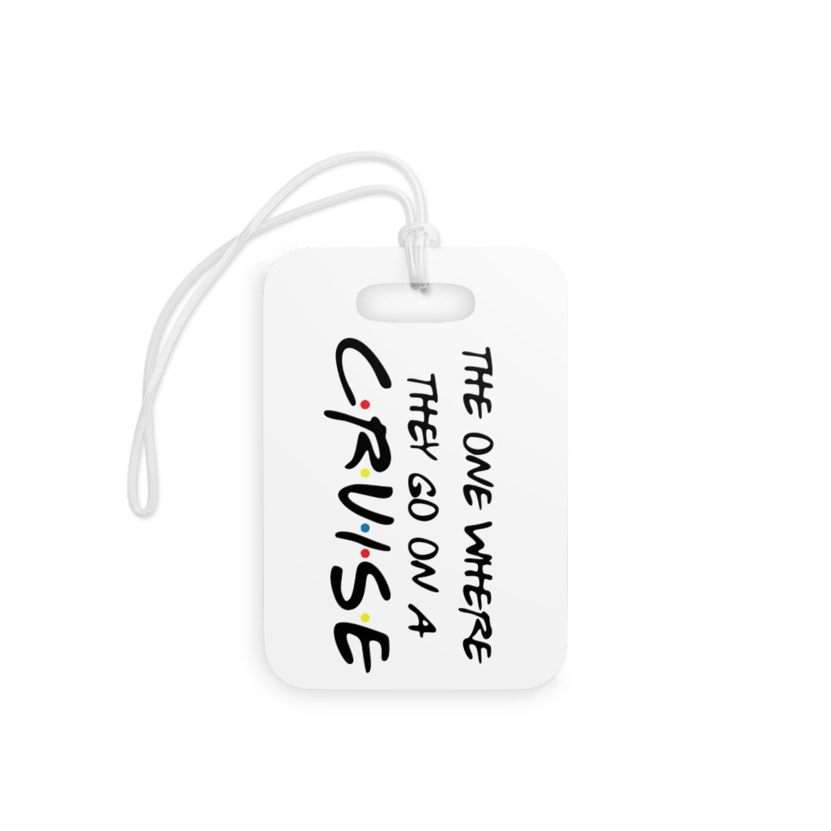 PERSONALIZED the One Where They Go on a Cruise Luggage Tags Etsy