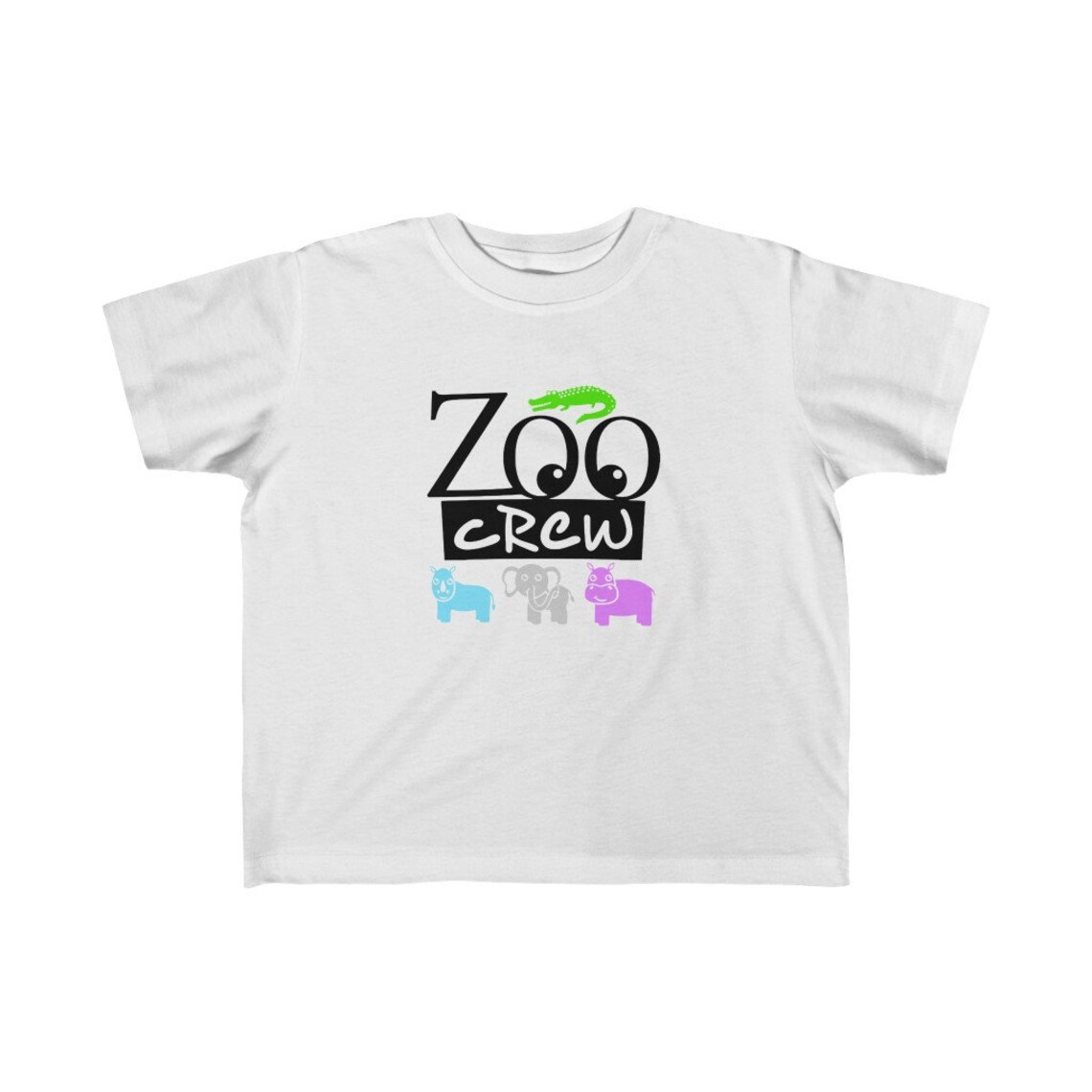 Kid's Zoo Crew Tshirt Kids Zoo Crew Shirt Girl's Etsy