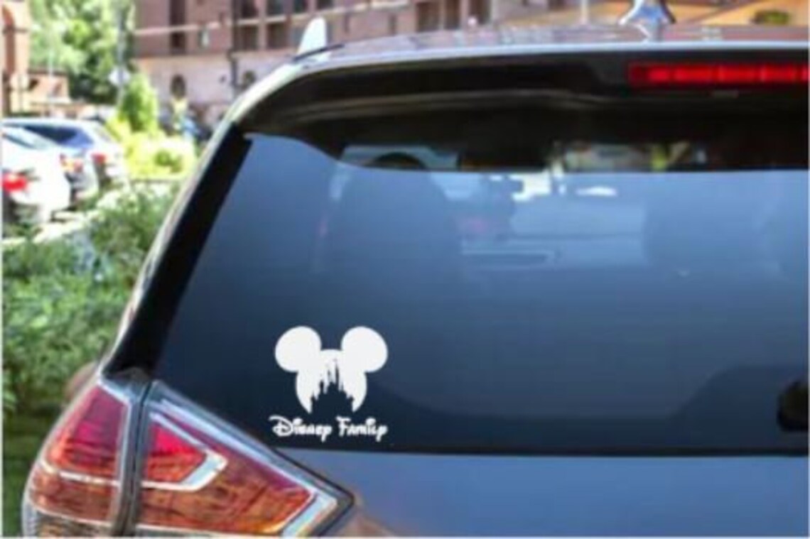Disney Family Car Decals Disney Car Stickers Disney Family Etsy