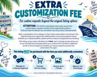Additional Customization Fee