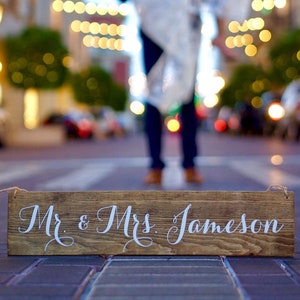 Mr and Mrs Signs, Bride Groom Signs, Reception Table Decor, Sweetheart Table Decor, Rustic Wedding Sign, Wedding Table Decor, Chair Signs