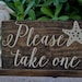 see more listings in the table signs section