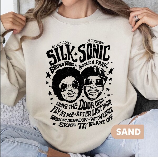 Silk Sonic Shirt Anderson Paak Shirt Rnb Shirt Jazz Hip Hop Tee Music Gifts