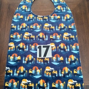 Adult Bib, Reversible, Longer Length image 9