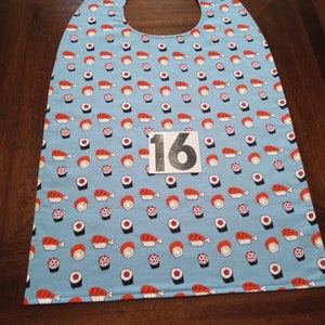 Adult Bib, Reversible, Longer Length image 8