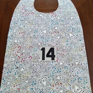 Adult Bib, Reversible, Longer Length image 6