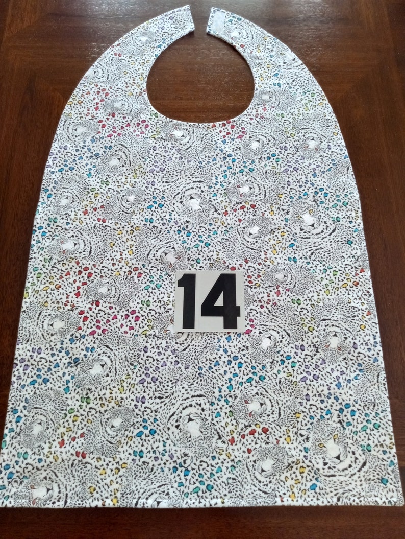 Adult Bib, Reversible, Longer Length image 6