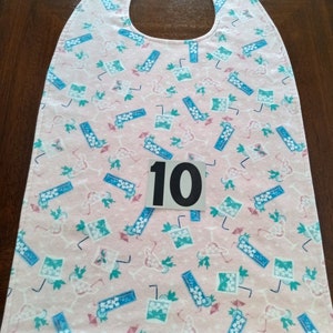 Adult Bib, Reversible, Longer Length image 2