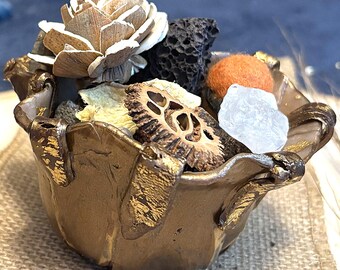 Clay Bowl Passive Diffuser for Essential Oil Handmade
